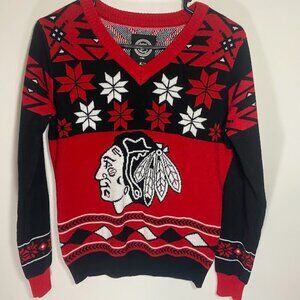 NHL Chicago Blackhawks Holiday Christmas Sweater